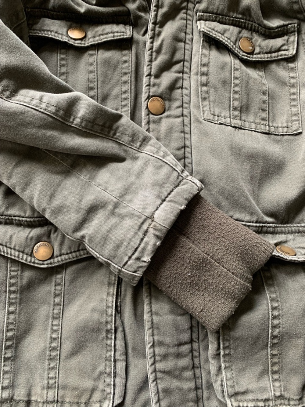 Urban Republic Kids Olive Green Utility Jacket